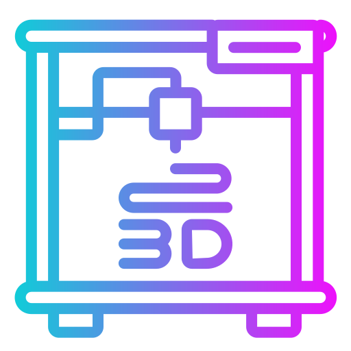 impresión 3d icono gratis