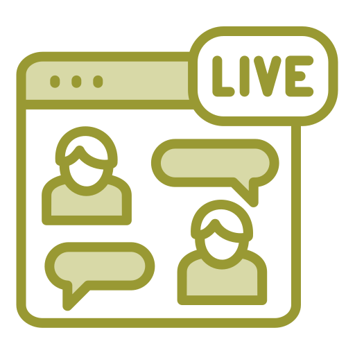 chat en direct Icône gratuit chat en direct Icône gratuit