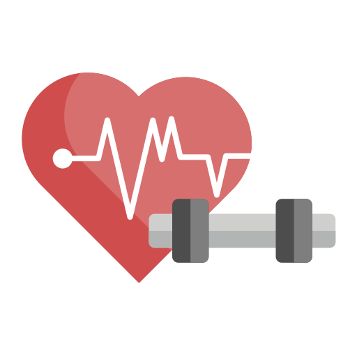 aptitud física icono gratis