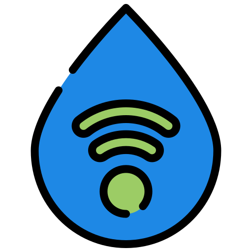 control de agua icono gratis