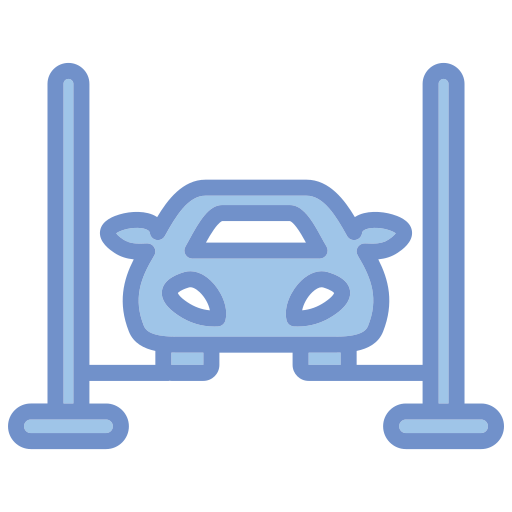 elevador de autos icono gratis