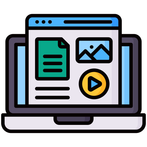 Digital content free icon Digital content free icon