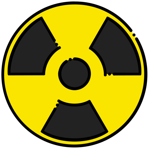 radioactivo icono gratis
