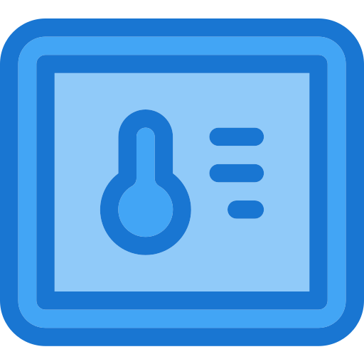 control de temperatura icono gratis