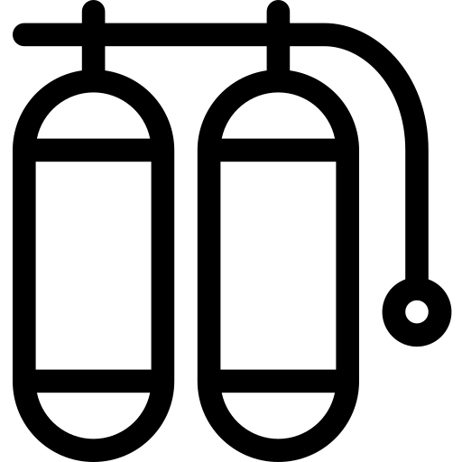 Oxygen tank free icon