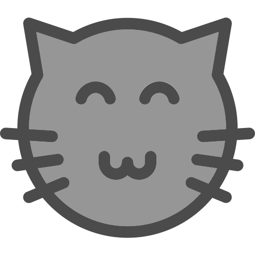 Gray cat icon - Free gray animal icons