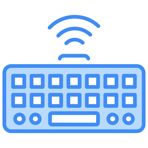 teclado inalambrico icono gratis