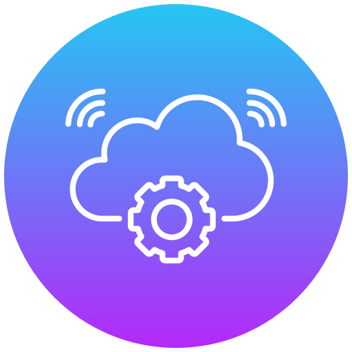 computación en la nube icono gratis