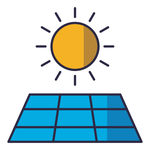 panel solar icono gratis