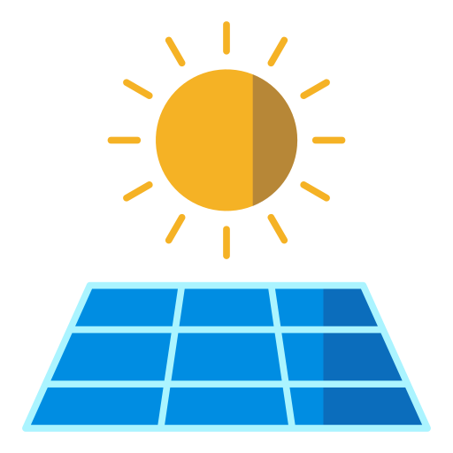 panel solar icono gratis