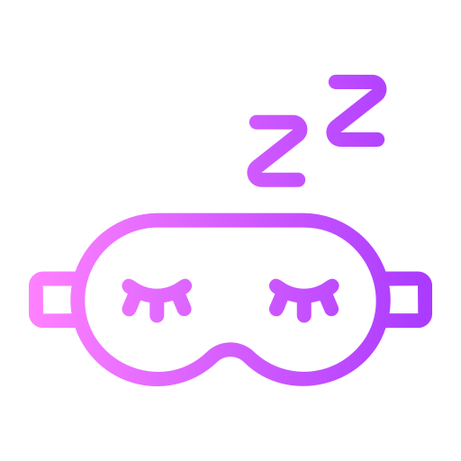 슬리핑 마스크 무료 아이콘