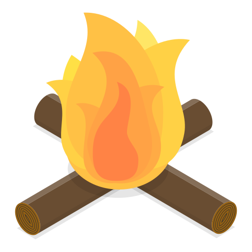 feu de camp Icône gratuit feu de camp Icône gratuit