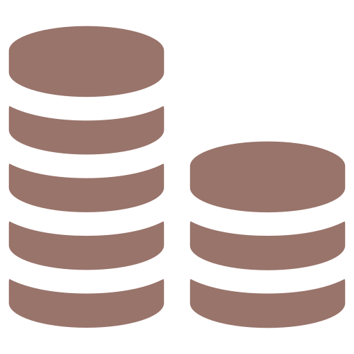 monedas icono gratis