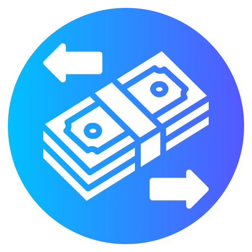 Перевод денег бесплатно иконка