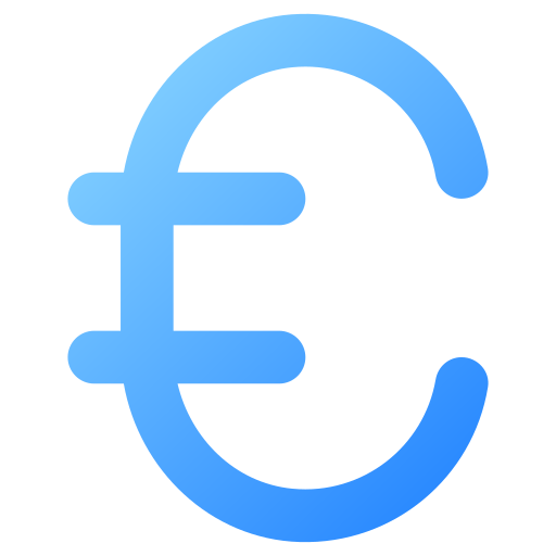 euro icono gratis