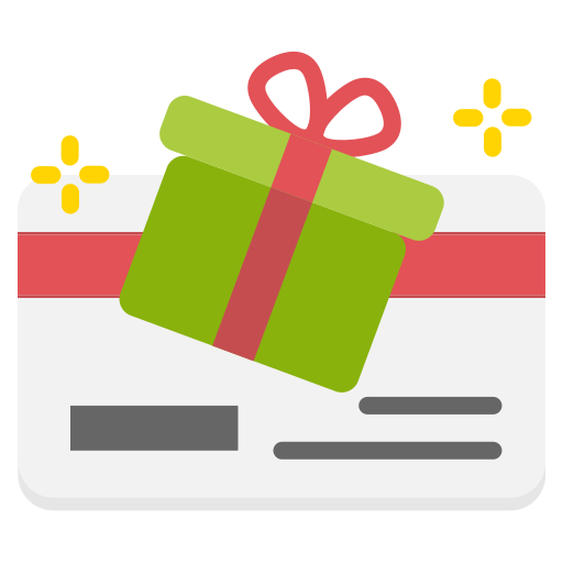 tarjeta de regalo icono gratis