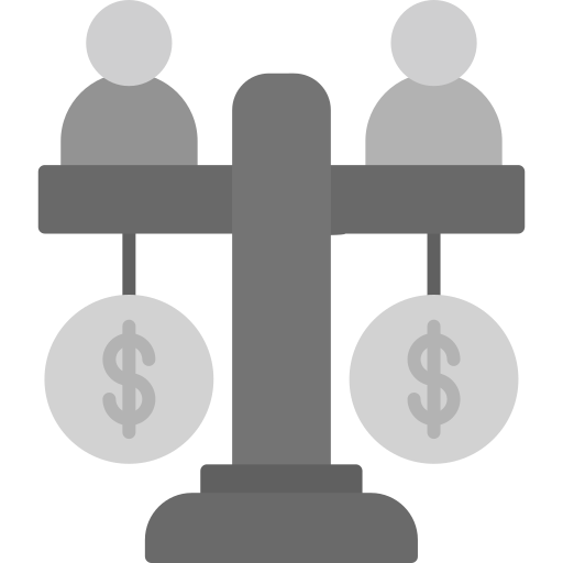 equidade grátis ícone