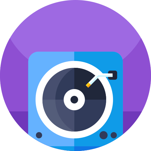 DJ Geometric Flat Circular Flat icon