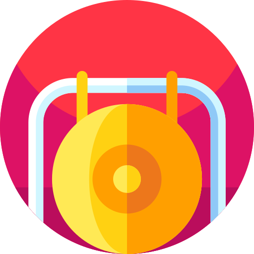 gong Icône gratuit gong Icône gratuit