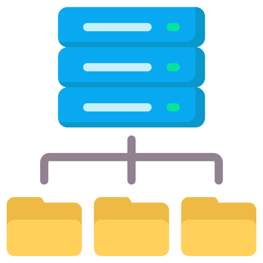 almacenamiento de datos icono gratis