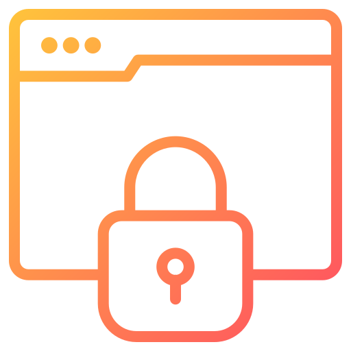 seguridad web icono gratis