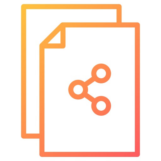 compartición de archivos icono gratis