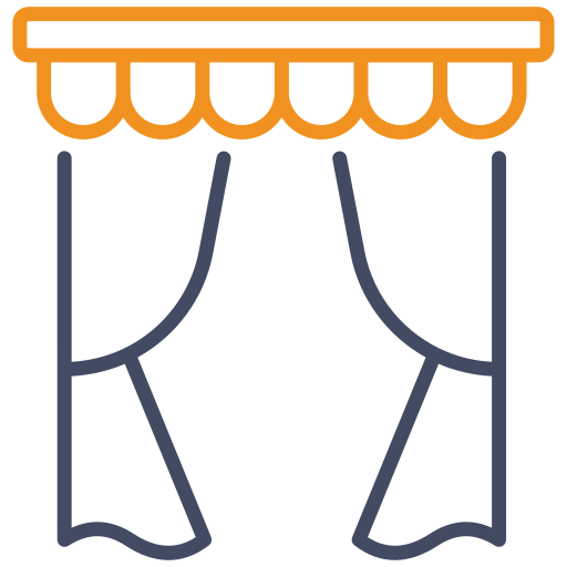 Curtain free icon Curtain free icon