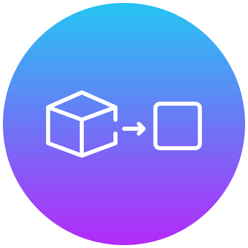 dimensionalidad icono gratis