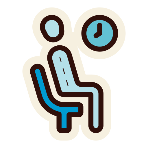 Waiting room free icon
