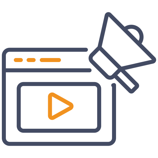 marketing vidéo Icône gratuit marketing vidéo Icône gratuit