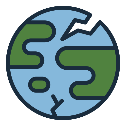 Earthquake free icon
