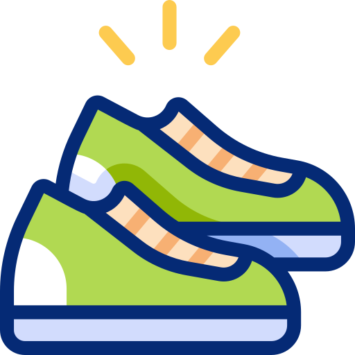 zapatos para correr icono gratis