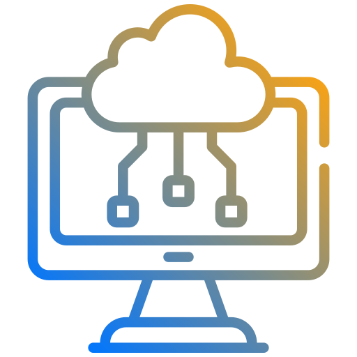 computación en la nube icono gratis