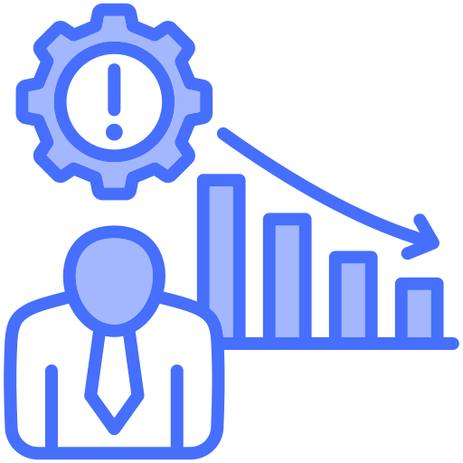 crisis económica icono gratis