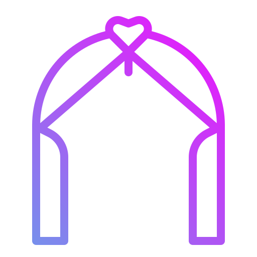 arco de boda icono gratis