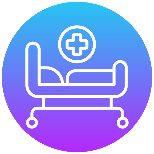 cama de hospital icono gratis