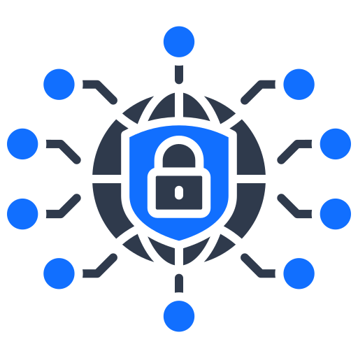 la seguridad cibernética icono gratis