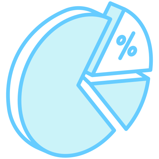 Pie chart free icon