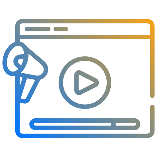 vídeo marketing icono gratis