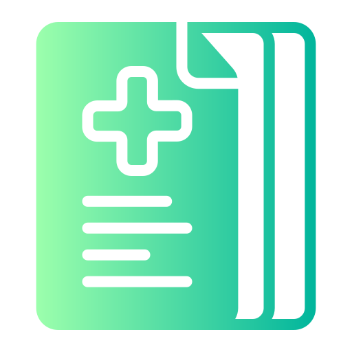 informe médico icono gratis