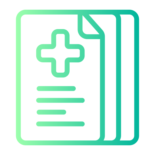 informe médico icono gratis