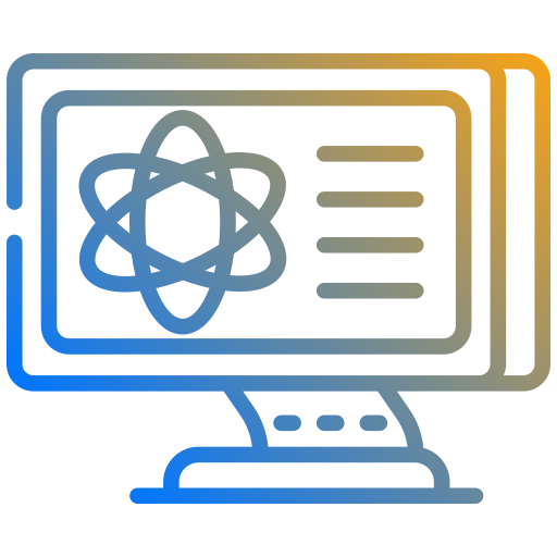 monitor de ciencia icono gratis