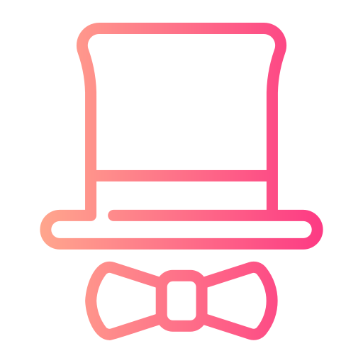 sombrero de copa icono gratis