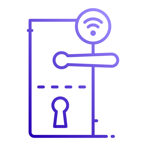 cerradura inteligente icono gratis
