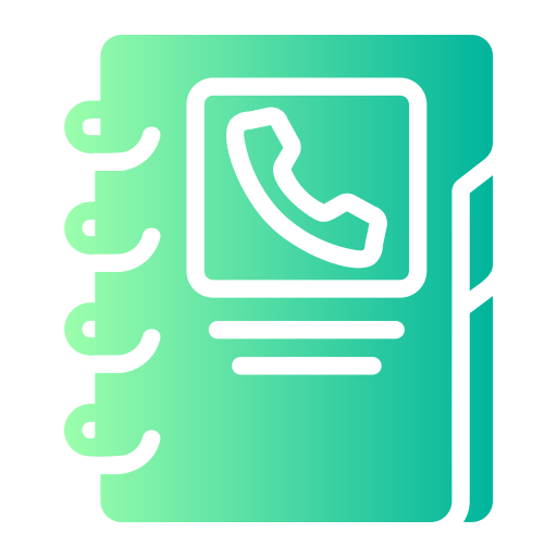 directorio telefónico icono gratis