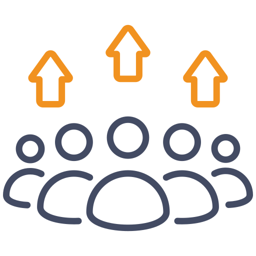 formación de equipos icono gratis