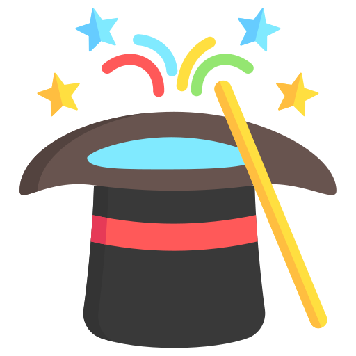 sombrero de mago icono gratis