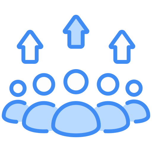 formación de equipos icono gratis