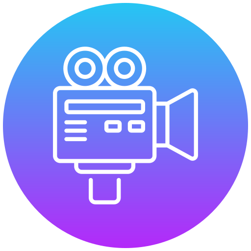 camara de video icono gratis