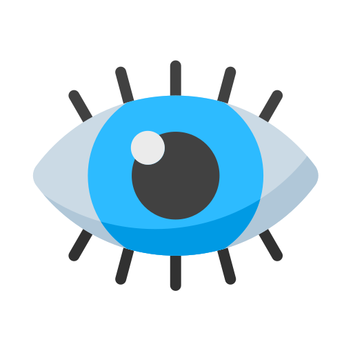 visión icono gratis